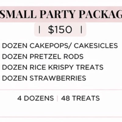 Xsmall Party Package