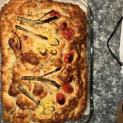 Sourdough focaccia 