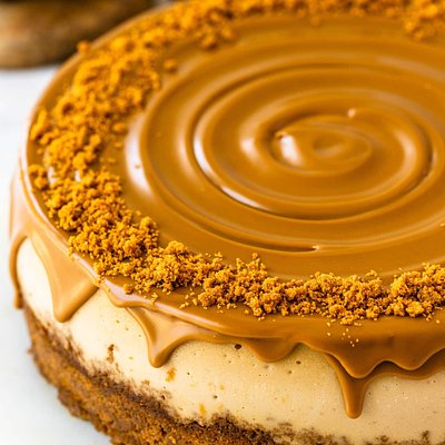 9" Biscoff Cookie Butter Cheesecake