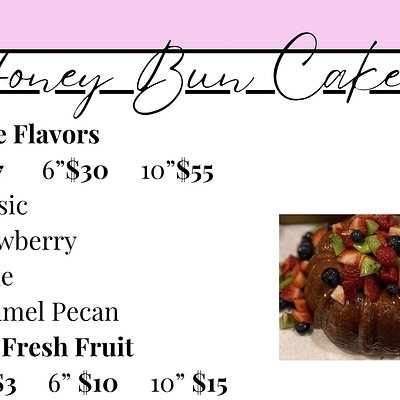 Honey Bun Cake