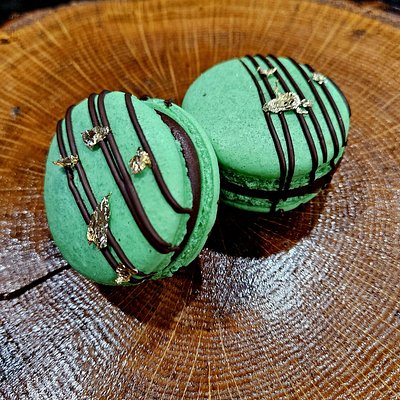 Creme De Menthe Macarons (12ct)