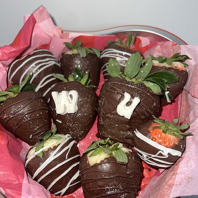 Carton Of Dipped Berries