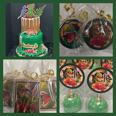 2 Tier Cake And Treat Package