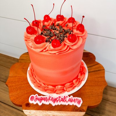 🍒 Chocolate Cherry Bakery Style Cake 🍒 