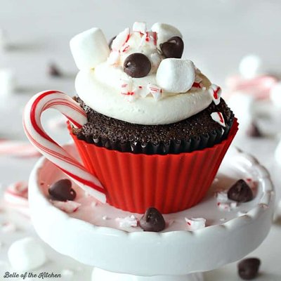 Chocolate Hot Cocoa Mug Cupcakes