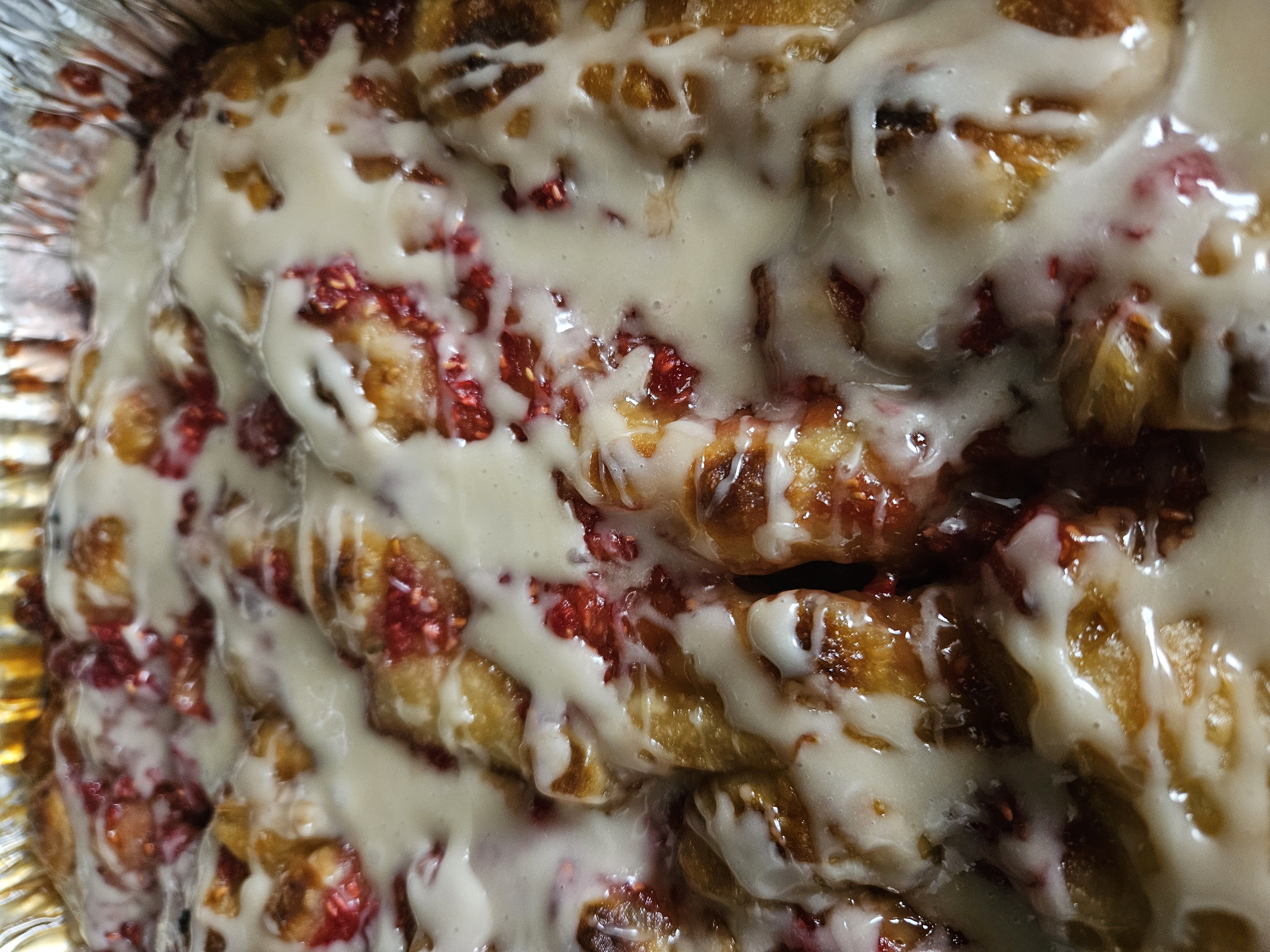 Raspberry Focaccia 