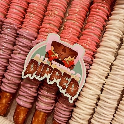 Dipped Pretzel Rods (Priced Per Dozen)