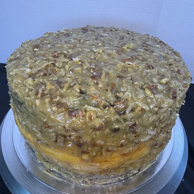 German Chocolate Cheesecake Cake