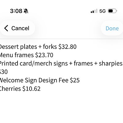 Additional Items 