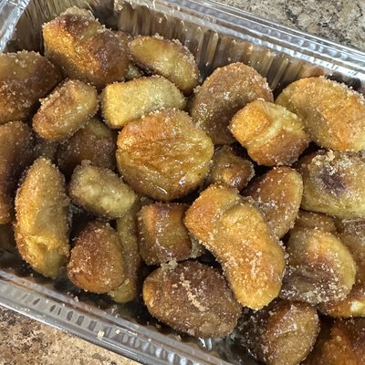 Sourdough Cinnamon Sugar Pretzel Bites