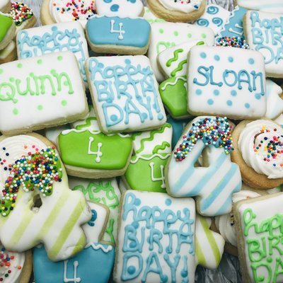 Mini Custom Decorated Cookies