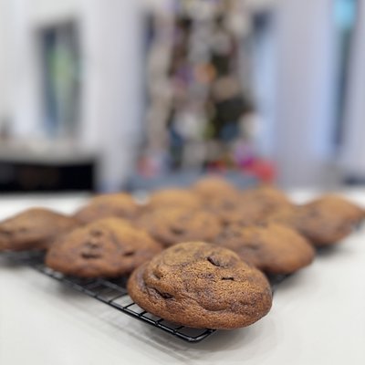Sourdough Double Chocolate Chips Cookies 6pc