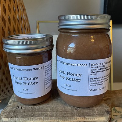 Local Honey Pear Butter