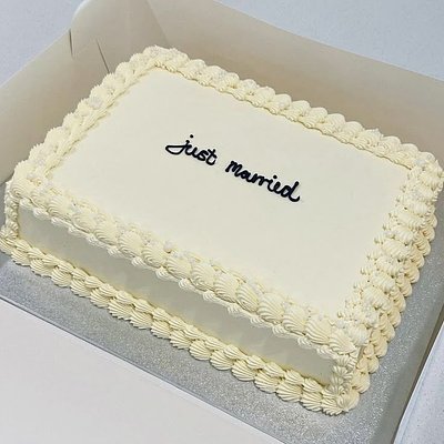 Any Wedding Sheet Cake