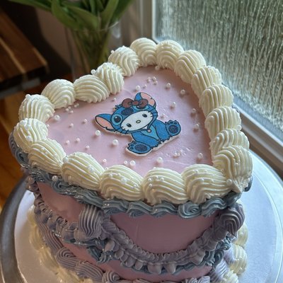 6in Heart Cake