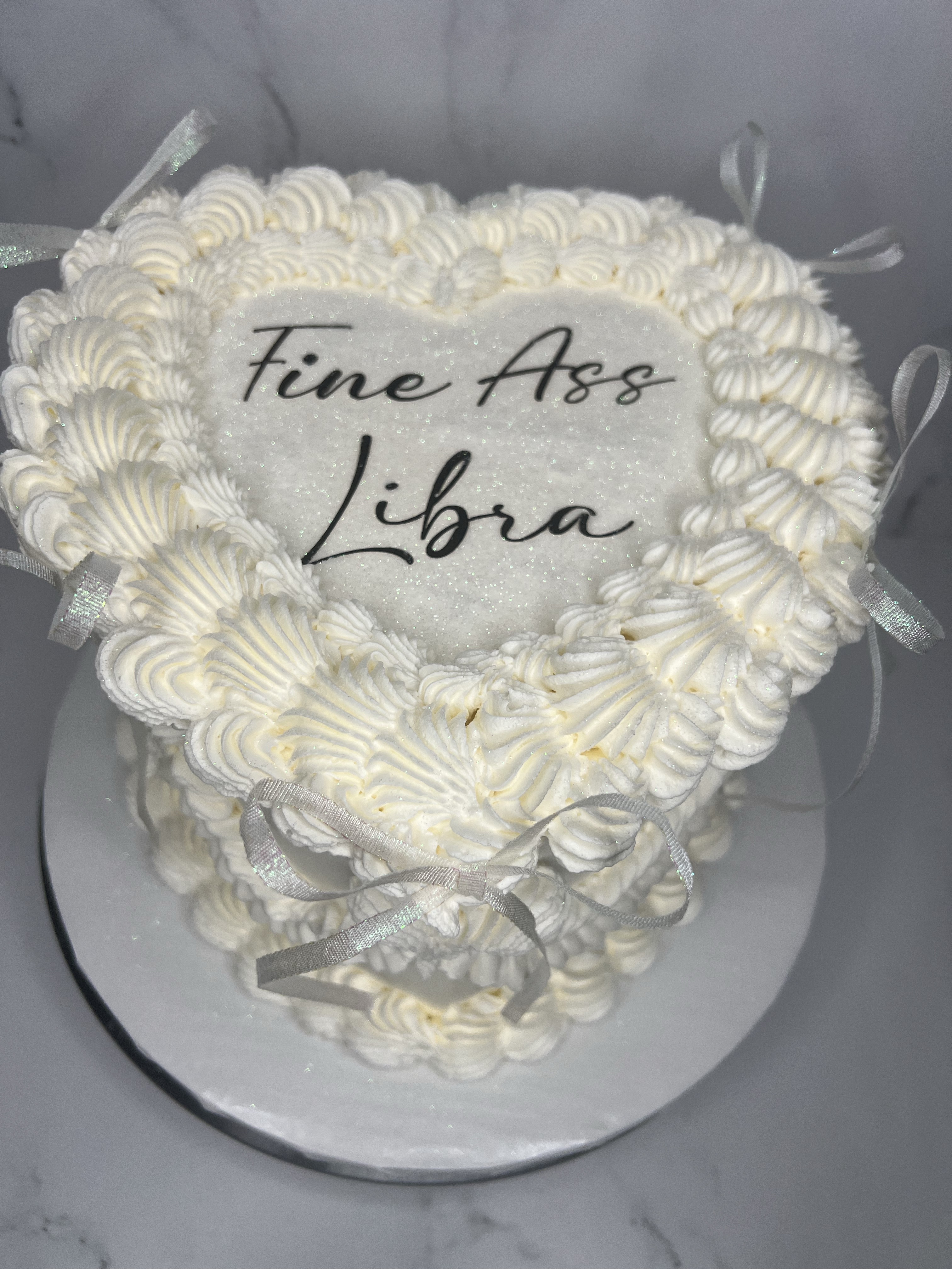 Standard 6” Heart Cake 