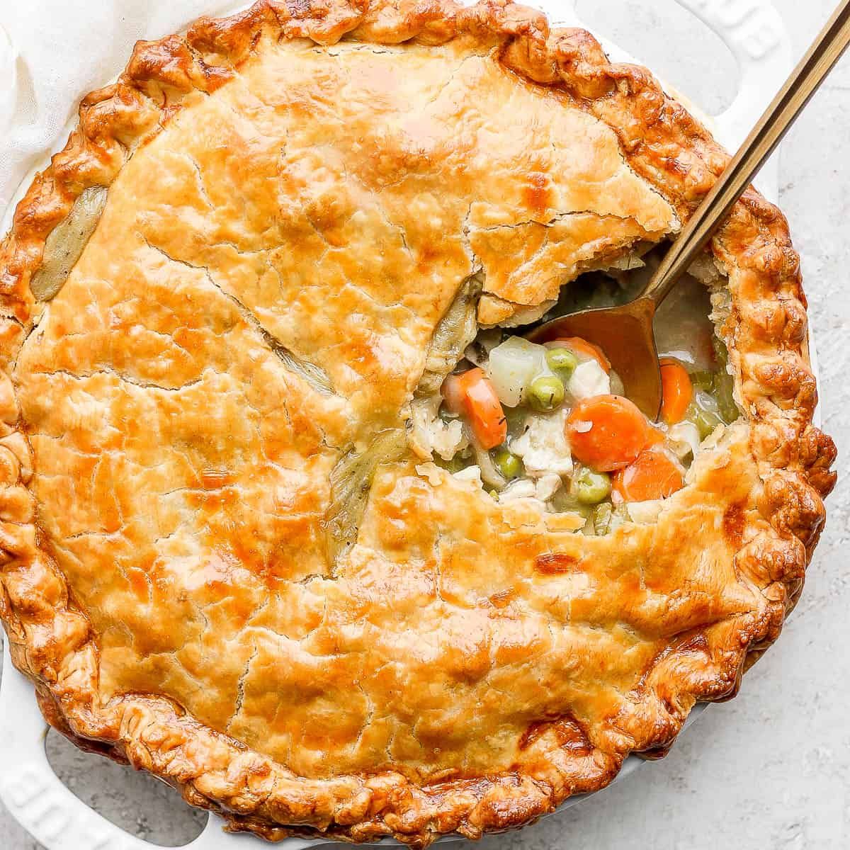 Chicken & Vegetable Pie 