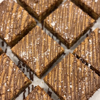 Salted Toffee Blondies (12)