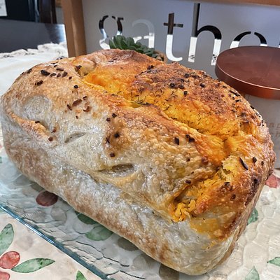 Cheddar, Onion & Dill Sourdough Loaf 