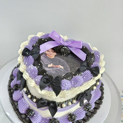 6" Heart Cake 