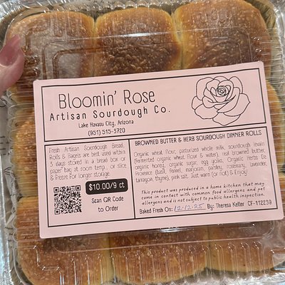 Sourdough Browned Butter Dinner Rolls - 9 Ct (medium)