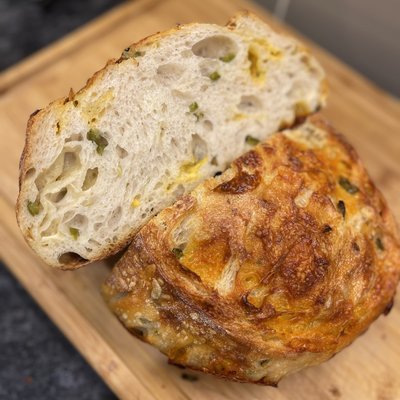 Jalapeno cheddar 🧀Sourdough Bread 🍞