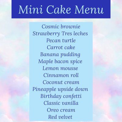 Mini Cakes 