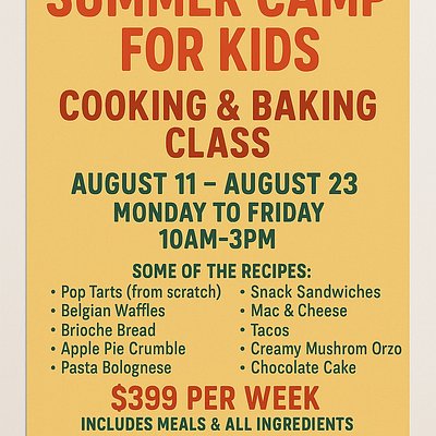 One Week Summer Camp 8/18