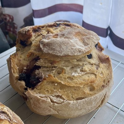 Blueberry Sourdough Bread