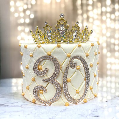Quilted Crown Cake