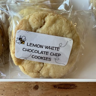 Lemon White Chocolate chip cookie