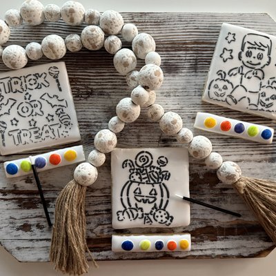 Halloween PYO (Paint Your Own) Cookies 
