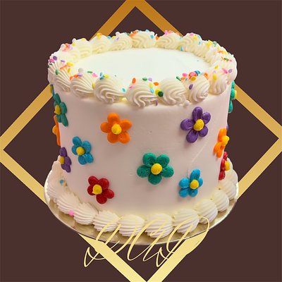 Vintage Cake 6 Inch Two Layer