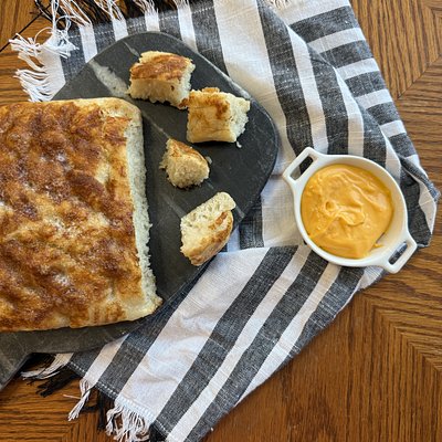Soft Pretzel Focaccia