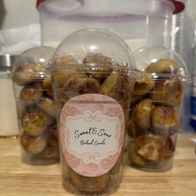 Flavored Sourdough Pretzel Bites (16oz cup)