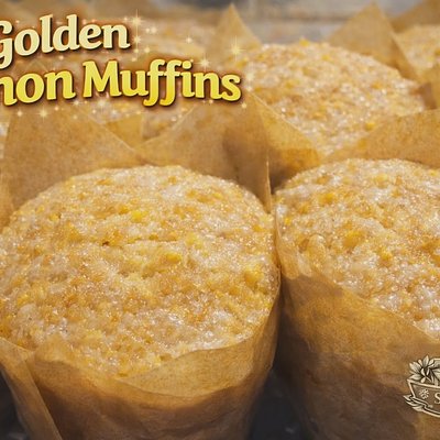 Golden Lemon Sourdough Muffin 6 Pack