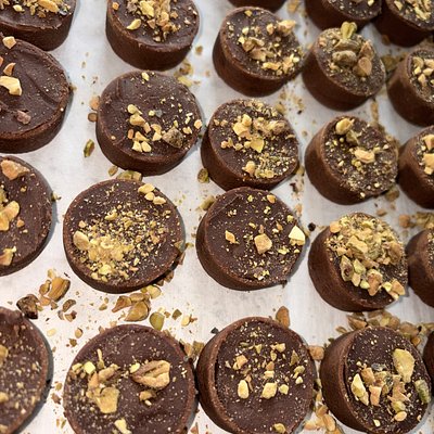 Tartaletas De Chocolate & Pistachio 