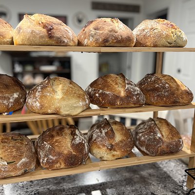 Garlic Rosemary Sourdough