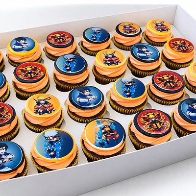Cupcakes With Edible Images 12 Pack