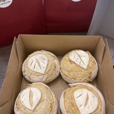 4-pack Sourdough Bread Bowls 