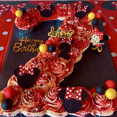 Number Or Letter Cupcakes 