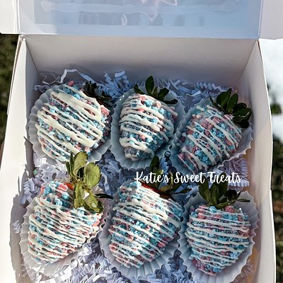 Strawberries with toppings