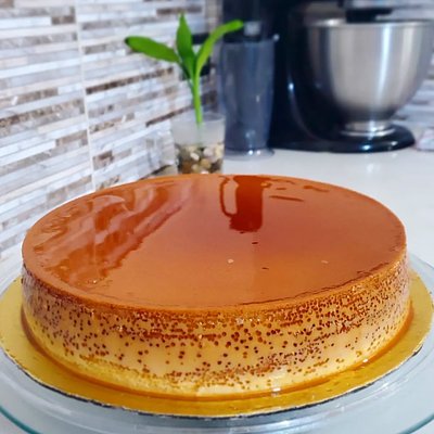 8” Vanilla Flan
