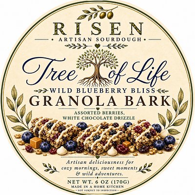 Tree of Life Granola Bark - Wild Berry Bliss