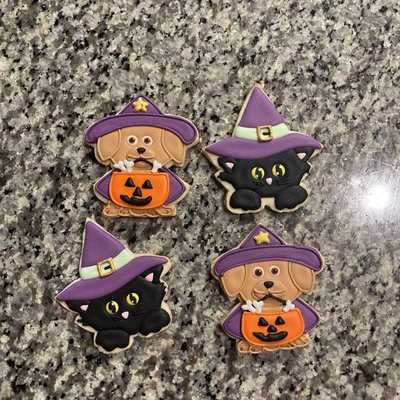 Halloween Animal Cookies