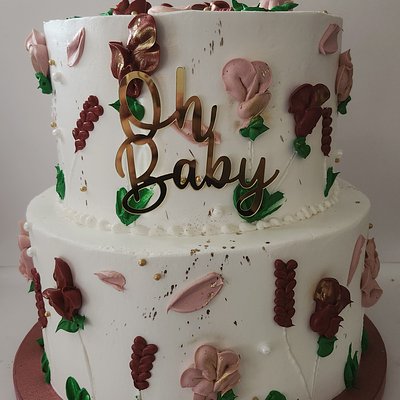 Buttercream Floral Cake
