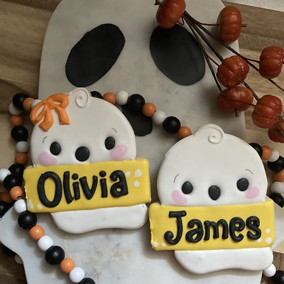 Personalized Halloween Cookies