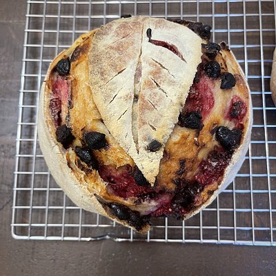 Small Raspberry Chocolate Loaf