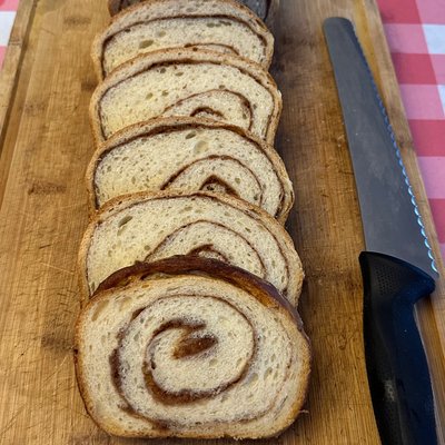 Sourdough Cinnamon Swirl Bread 
