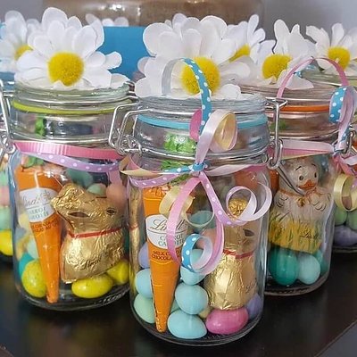 Mason Jar Easter Baskets